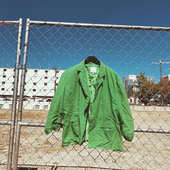 Plus Size Unique Cotton Blazer-Size 3X-Called to Love - Picture 2 of 4